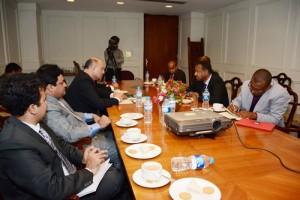 اللقاء مع حزب الرابطة - قائد أعظم