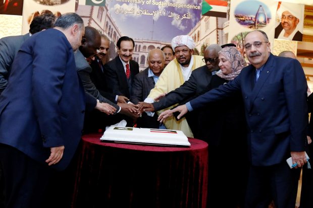 احتفلت البعثة يوم الجمعة 27 يناير الجاري بالعيد الواحد والستين لإستقلال السودان