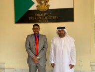 زيارة سفير دولة الامارات العربية للسفارة السودانية